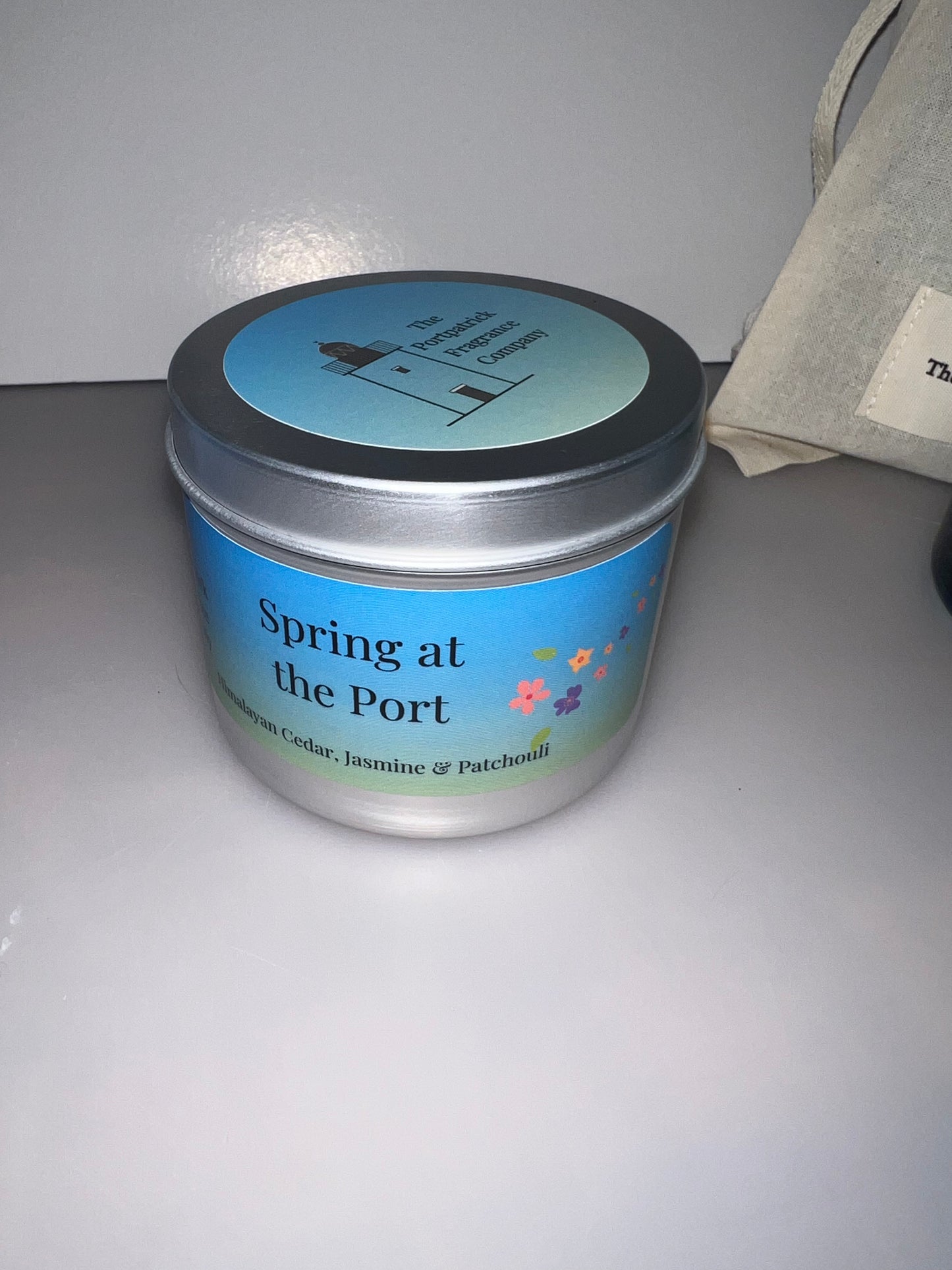 Spring at the Port - tinned candle
