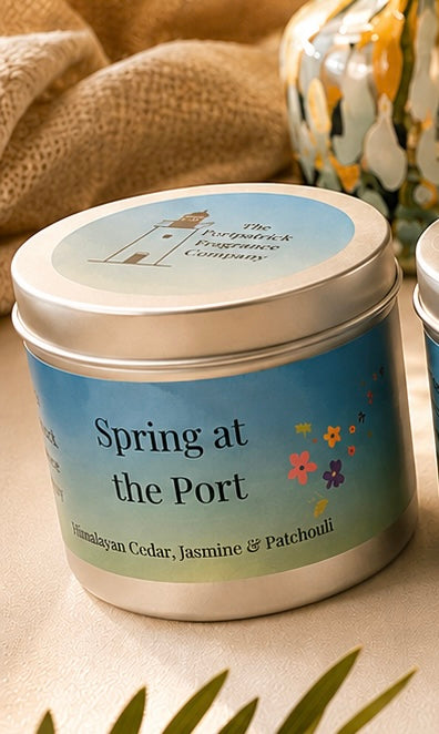 Spring at the Port - tinned candle
