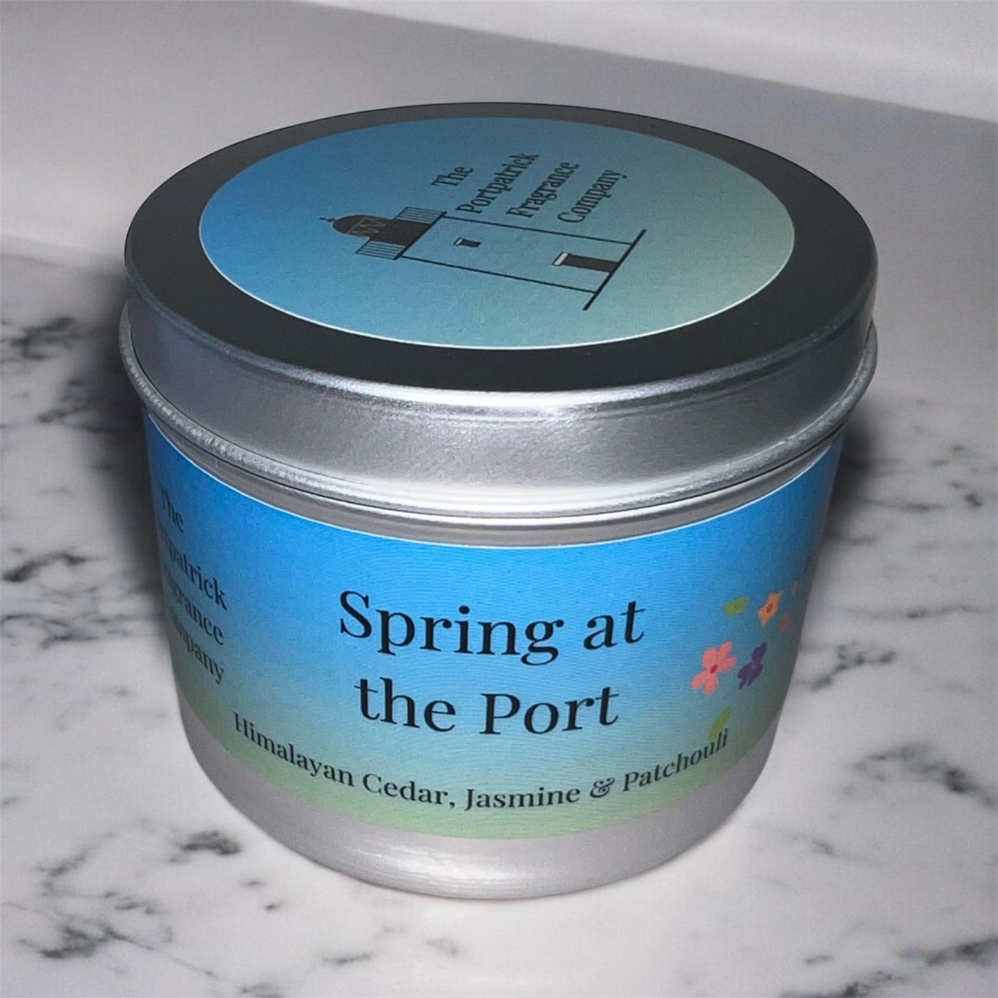 Spring at the Port - tinned candle