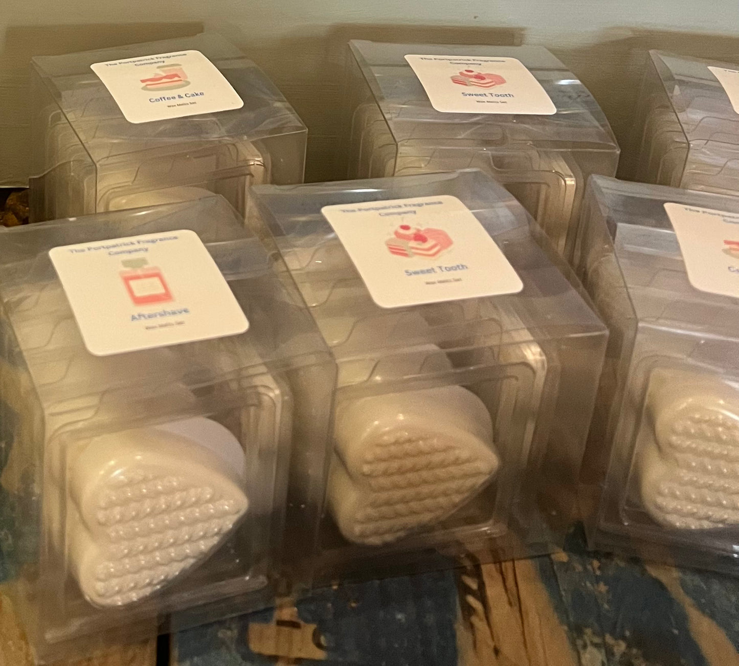 Love Heart Wax Melt Cubes