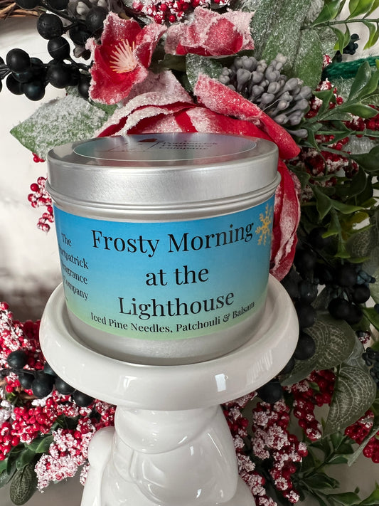Frosty Morning at the Lighthouse Tinned Candle